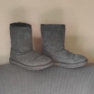 UGG Black Suede Boots Soft Inside Women US 8